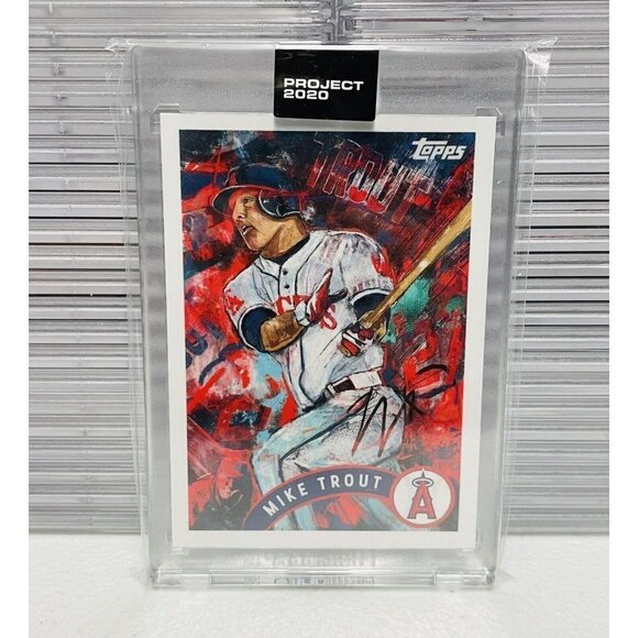 Topps Project 2020 Card #35 MIKE TROUT by Andrew Thiele - Picture 1 of 2